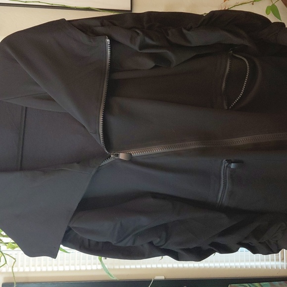 FOXBLOOD 3X WREN ASYMMETRICAL FLEECE CARDIGAN BLACK - Picture 3 of 9